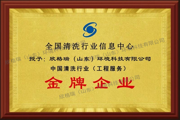 中國清洗行業金牌企業